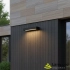 Kinkiet zewnętrzny czarny metalowy LED 50cm AZ5850 z serii ROSVIK - Azzardo