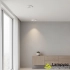Oczko łazienkowe LED złote szklane IP44 AZ5988 z serii CLEAN R - Azzardo