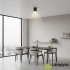 Lampa sufitowa LED czarna metalowa IP54 AZ6027 z serii CONYON - Azzardo