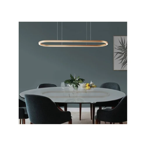 Lampa wisząca LED złota okrągła 150cm AZ5058 z serii ELENA - Azzardo