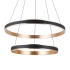 Lampa wisząca metalowa czarno-miedziana LED AZ5779 z serii RIO - Azzardo