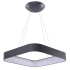 Lampa wisząca metalowa grafitowa okrągła 80cm AZ3986 z serii SOLVENT - Azzardo